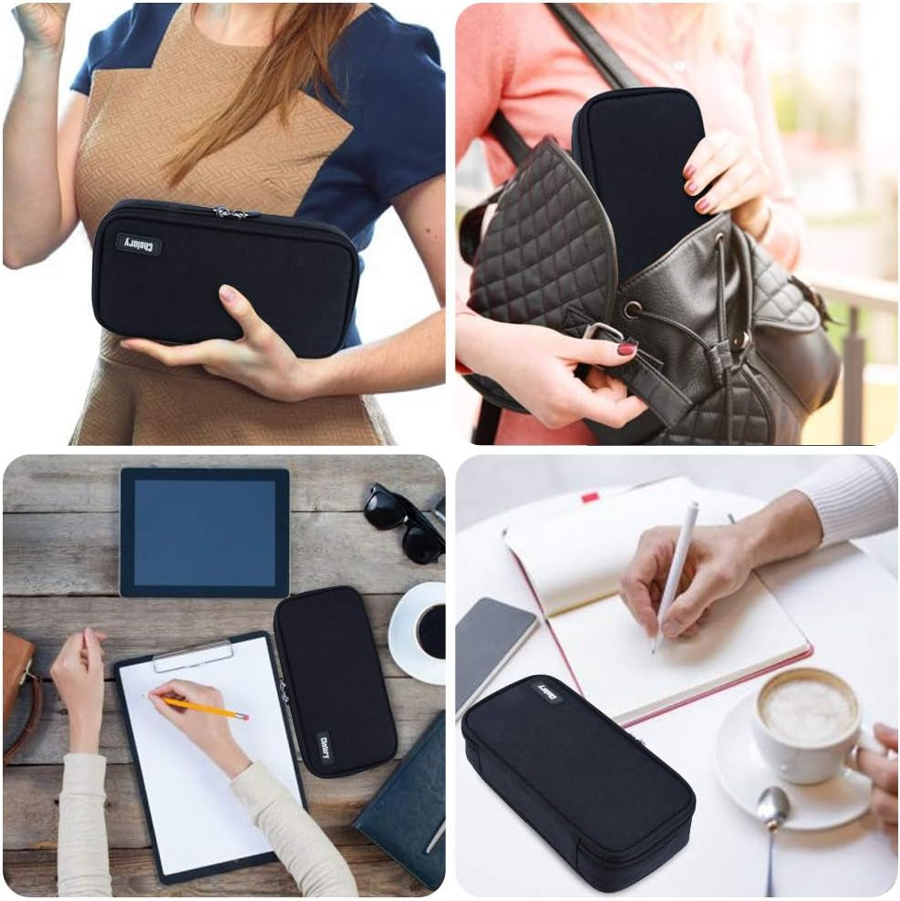 Big Capacity Pencil Case Large Pencil Bag Pouch Pen Case Pencil Marker Holder Stationery Storage Makeup Bag for Office Supplies Adults